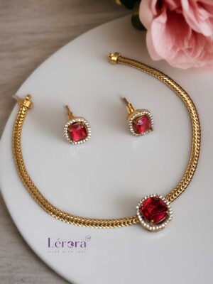 Lerora Elegant Gold choker set