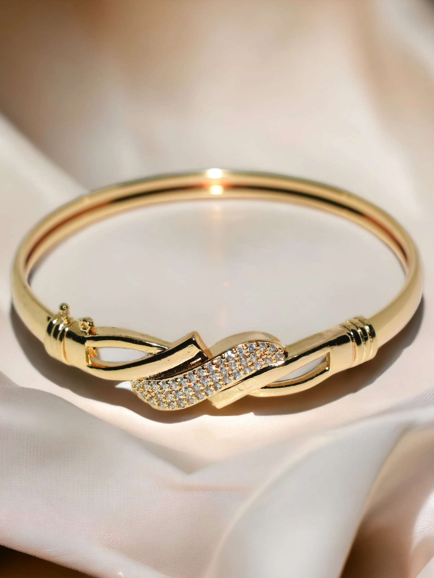 Golden Line Stainless Steel kada bracelet – Karizma Jewels