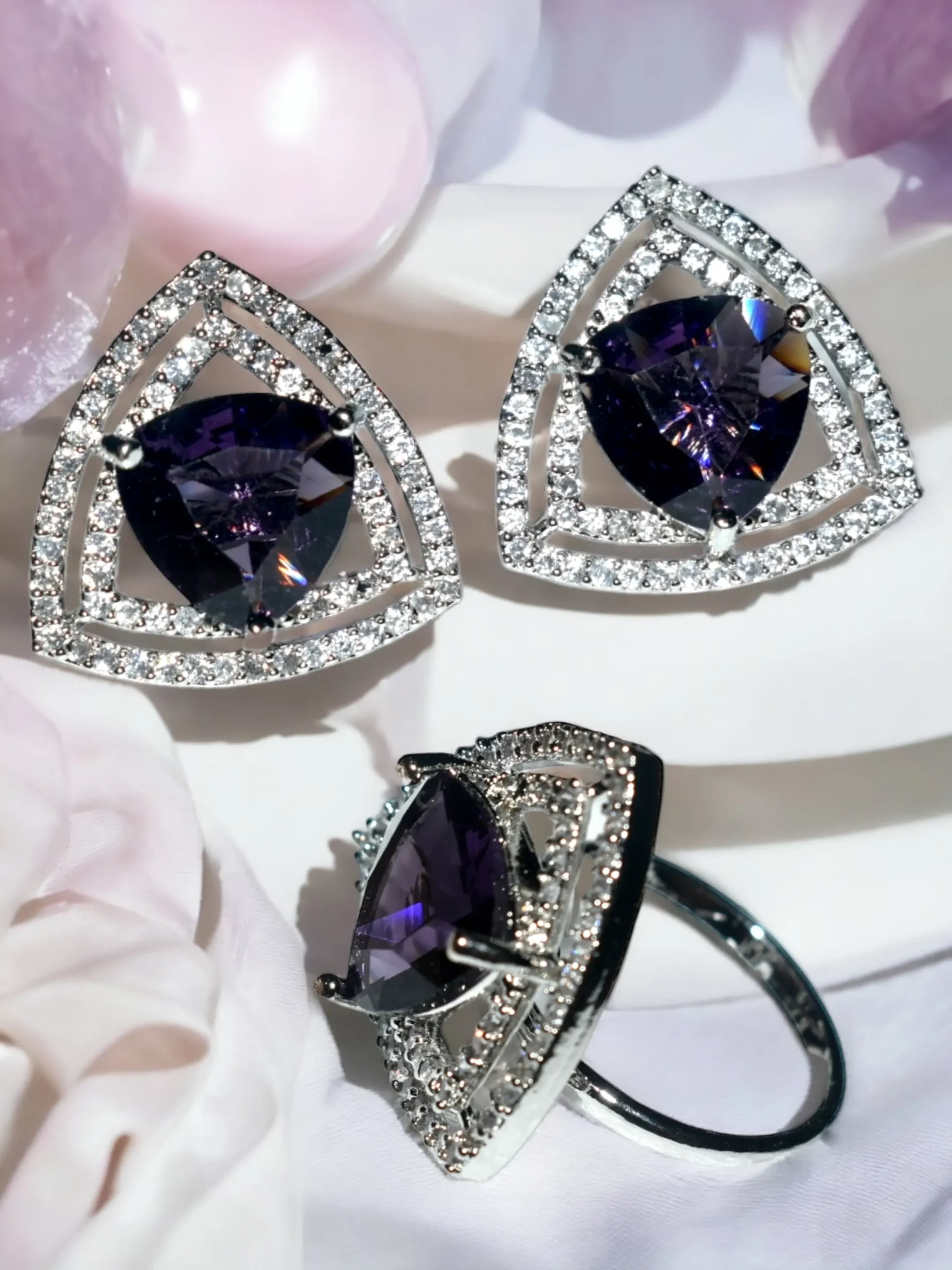 Rose Gold Splendour Diamond Ring – GIVA Jewellery