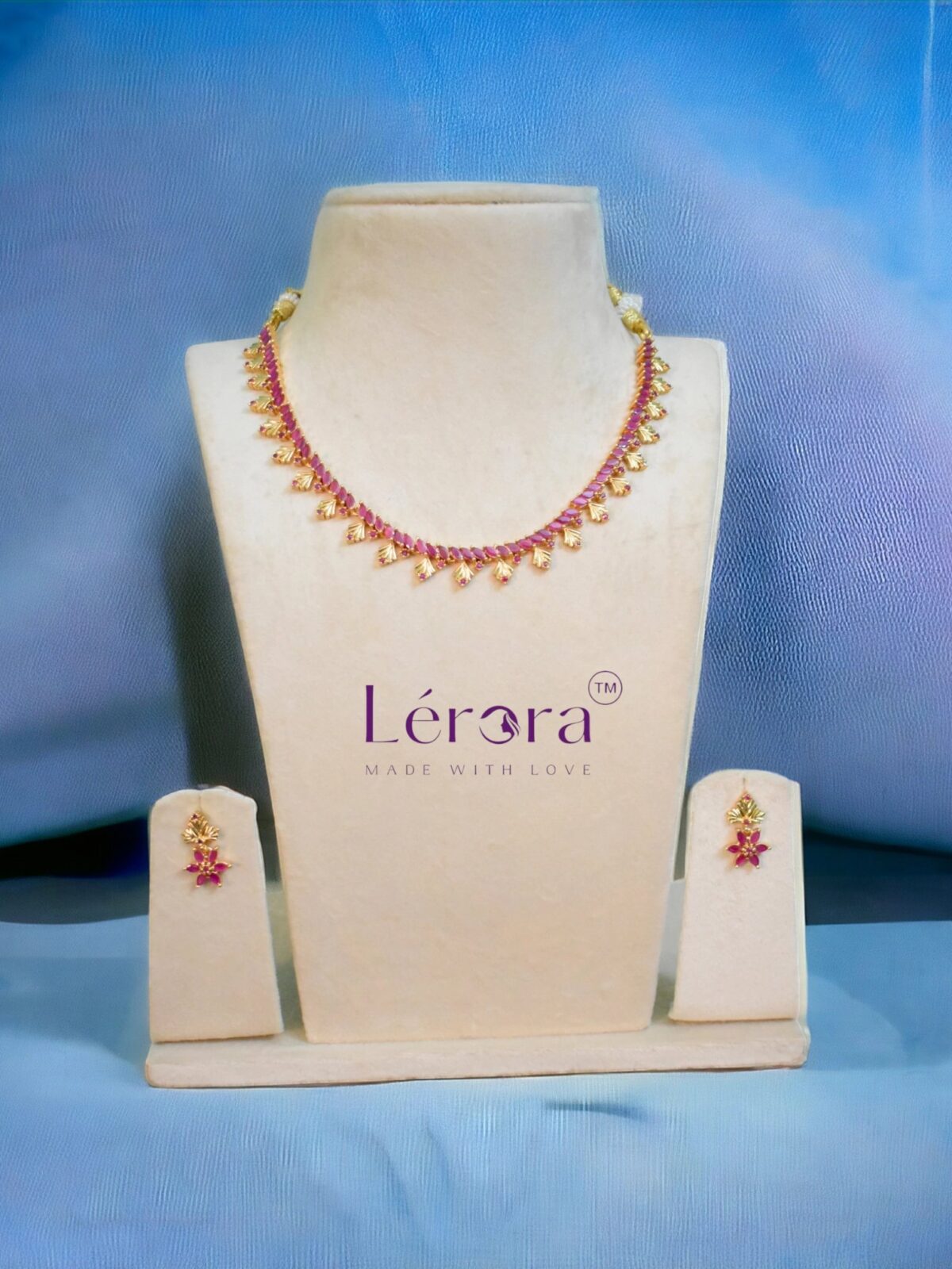 Lerora - Cute One gram gold necklace. LJ16