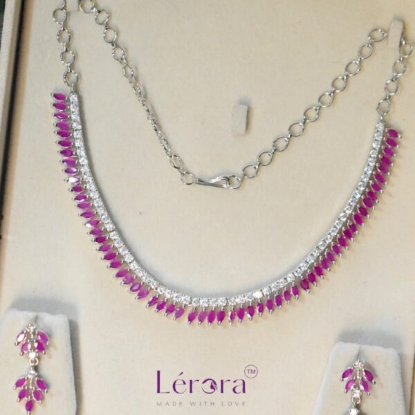 LERORA Statement Pink AD Jewelry LJ4