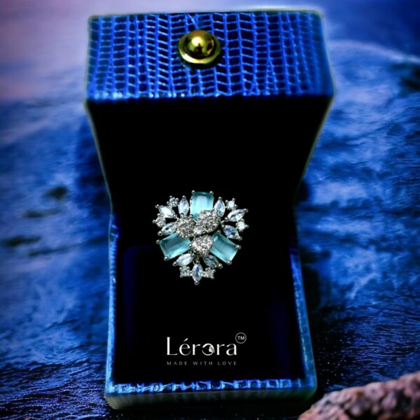 LERORA Mint Adjustable AD Wedding Ring