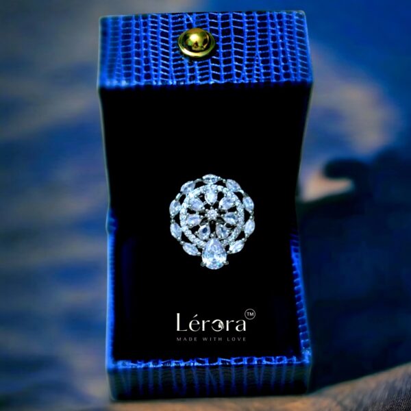 LERORA Stylish Adjustable AD Ring